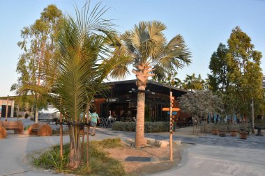 Dubai, Bae - 11 Aralık: La Mer Dubai, Bae, 11 Aralık 2018 tarihinde görüldüğü gibi. Bu Jumeirah alışveriş ve restoranlar ile yeni bir sahil bölgesidir.