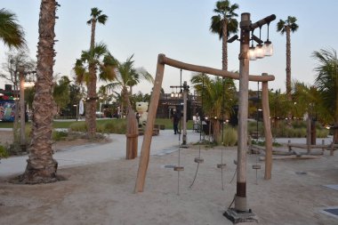 Dubai, Bae - 11 Aralık: La Mer Dubai, Bae, 11 Aralık 2018 tarihinde görüldüğü gibi. Bu Jumeirah alışveriş ve restoranlar ile yeni bir sahil bölgesidir.