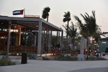 Dubai, Bae - 11 Aralık: La Mer Dubai, Bae, 11 Aralık 2018 tarihinde görüldüğü gibi. Bu Jumeirah alışveriş ve restoranlar ile yeni bir sahil bölgesidir.