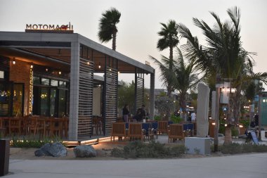 Dubai, Bae - 11 Aralık: La Mer Dubai, Bae, 11 Aralık 2018 tarihinde görüldüğü gibi. Bu Jumeirah alışveriş ve restoranlar ile yeni bir sahil bölgesidir.