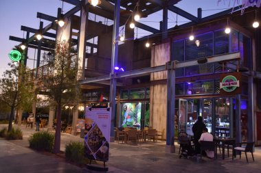 Dubai, Bae - 11 Aralık: La Mer Dubai, Bae, 11 Aralık 2018 tarihinde görüldüğü gibi. Bu Jumeirah alışveriş ve restoranlar ile yeni bir sahil bölgesidir.