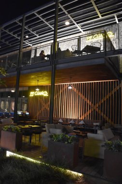 Dubai, Bae - 11 Aralık: La Mer Dubai, Bae, 11 Aralık 2018 tarihinde görüldüğü gibi. Bu Jumeirah alışveriş ve restoranlar ile yeni bir sahil bölgesidir.