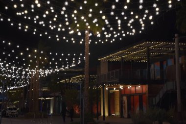 Dubai, Bae - 11 Aralık: La Mer Dubai, Bae, 11 Aralık 2018 tarihinde görüldüğü gibi. Bu Jumeirah alışveriş ve restoranlar ile yeni bir sahil bölgesidir.