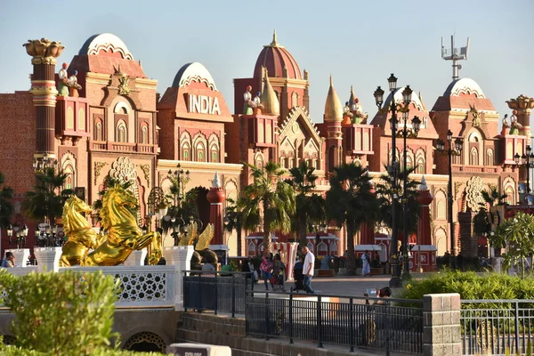 Дубай Оаэ Dec India Pavilion Global Village Dubai Uae Seen — стоковое фото