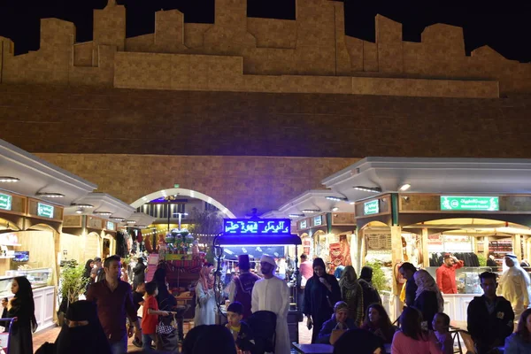 Dubai Uae Dec Paviljonger Global Village Dubai Uae Som Sett — Stockfoto