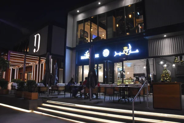 Dubai Uae Feb Seef Dubai Uae Seen February 2019 塞夫酒店坐落在迪拜历史性的小溪畔 — 图库照片