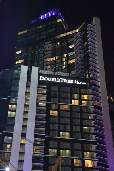 Dubai Vae Dez Wolkenkratzer Dubai Marina Dubai Vae Gesehen Dez — Stockfoto
