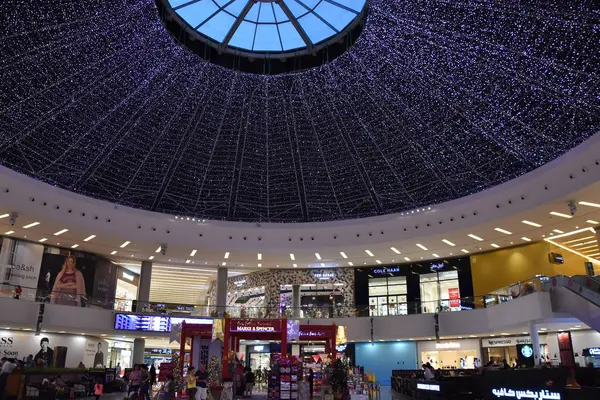 Ντουμπάι Ηαε Δεκ Μαρίνα Mall Στο Ντουμπάι Ηαε Όπως Φαίνεται — Φωτογραφία Αρχείου