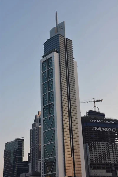 Dubaj Zea Gru Widok Wieżowce Sheikh Zayed Road Dubaju Zjednoczone — Zdjęcie stockowe