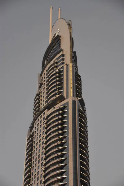 ドバイ アラブ首長国連邦 12月20日 2018年12月20日に見られるように アラブ首長国連邦のダウンタウンドバイのアドレス タワーはドバイで19番目に高い建物です — ストック写真