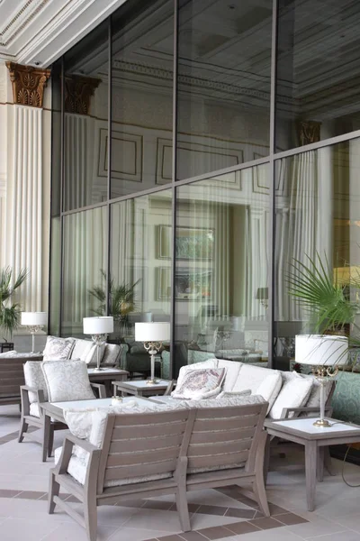 Dubai Uae Dec Palazzo Versace Palatial Luxushotel Dubai Uae Gesehen — Stockfoto