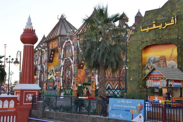 Dubai Uae Dec Africa Pavilion Global Village Dubai Uae Seen — Stock Photo, Image