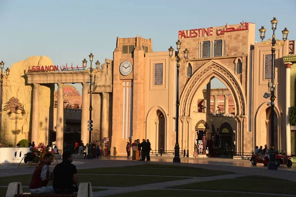 Dubai Uae Dec Bahrain Pavilion Global Village Dubai Uae Seen — Stock Photo, Image