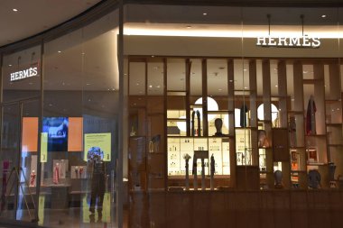 New York, Ny Nis 14: Hermes mağaza Brookfield Place Manhattan, New York, 14 Nisan 2019 tarihinde görüldüğü gibi. Dünya Finans Merkezi olarak da bilinen tesis, Battery Park semtinde bir alışveriş merkezi ve ofis geliştirme kompleksidir..