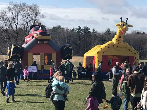 New Canaan Apr 2019 Roční New Canaan Easter Egg Hunt — Stock fotografie