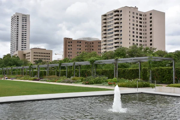 Houston Apr Mcgovern Centennial Gardens Hermann Park Houston Texas Seen — Stock Photo, Image