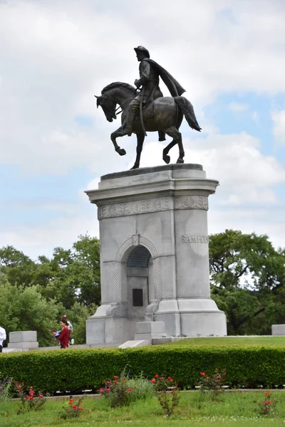 Houston Apr Památník Sama Houstona Hermann Parku Houstonu Texas Viz — Stock fotografie