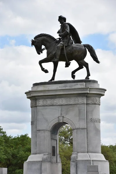 Houston Apr Sam Houston Monument Hermann Park Houston Texas Sett — Stockfoto