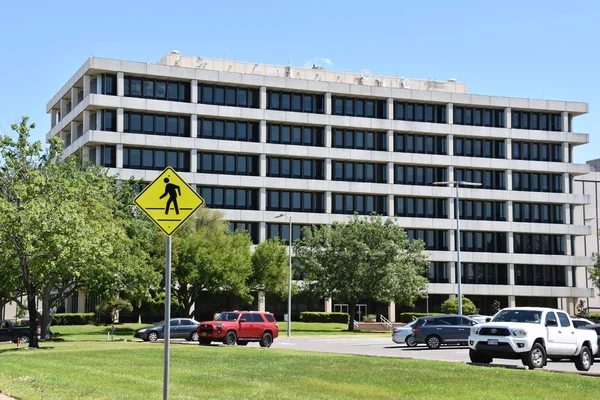 Houston Abr Edificios Space Center Houston Texas Abril 2019 Centro — Foto de Stock