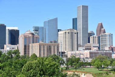 Houston Skyline Texas Abd'de