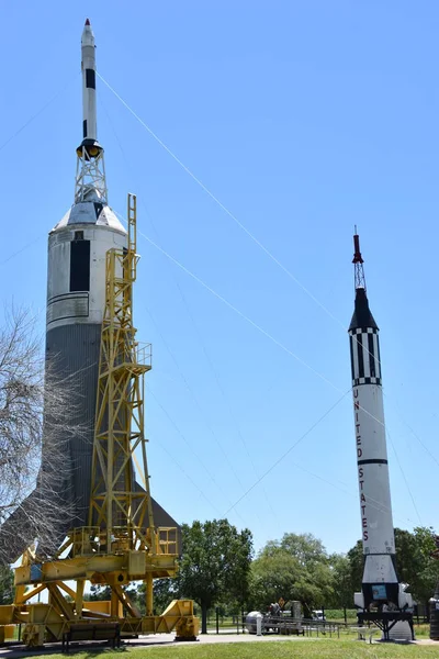 Houston Nis Rocket Park Nisan 2019 Tarihinde Houston Texas Uzay — Stok fotoğraf