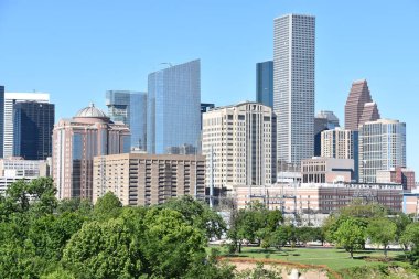 Houston Skyline Texas Abd'de
