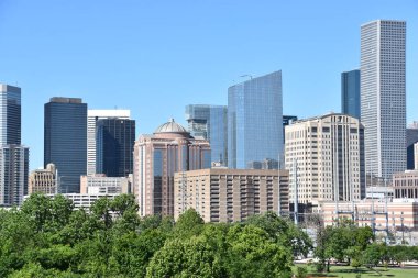 Houston Skyline Texas Abd'de