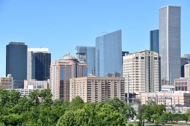 Houston Skyline Texas Abd'de