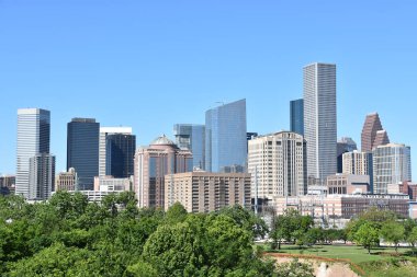 Houston Skyline Texas Abd'de