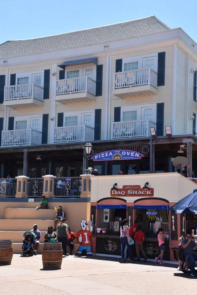 Kemah Apr Kemah Boardwalk Kemah Niedaleko Houston Teksas Kwietnia 2019 — Zdjęcie stockowe