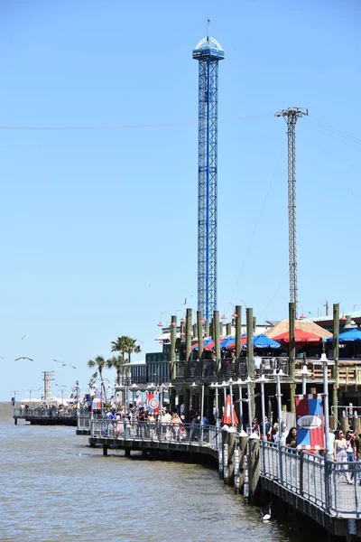 Kemah Apr Kemah Boardwalk Kemah Nahe Houston Texas April 2019 — Stockfoto