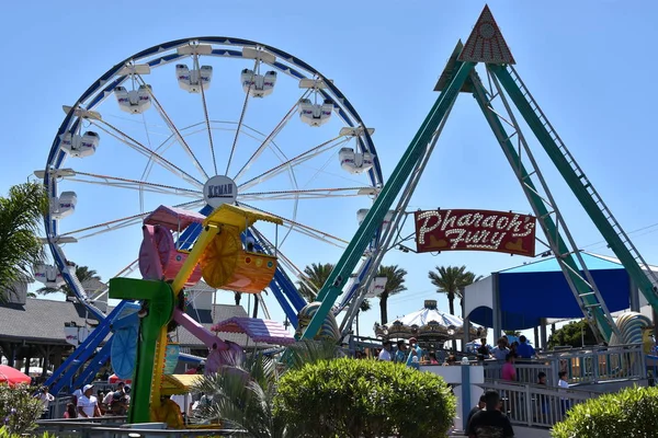 Kemah Apr Rides Kemah Boardwalk Kemah Koło Houston Teksas Dniu — Zdjęcie stockowe