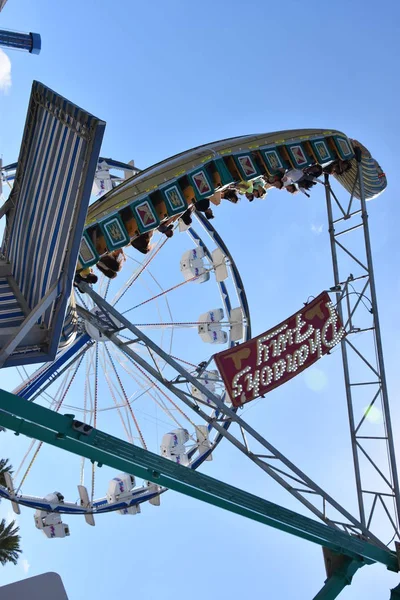 Kemah Apr Rides Kemah Boardwalk Kemah Houston Texas Apr 2019 — стокове фото