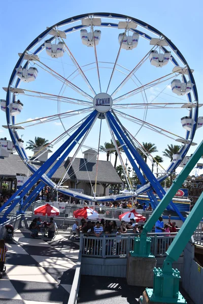 Kemah Apr Rides Kemah Boardwalk Kemah Koło Houston Teksas Dniu — Zdjęcie stockowe