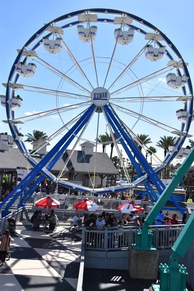 Kemah Apr Rides Kemah Boardwalk Kemah Koło Houston Teksas Dniu — Zdjęcie stockowe