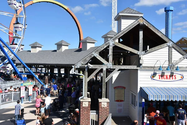 Kemah Apr Fahrt Kemah Boardwalk Kemah Der Nähe Von Houston — Stockfoto