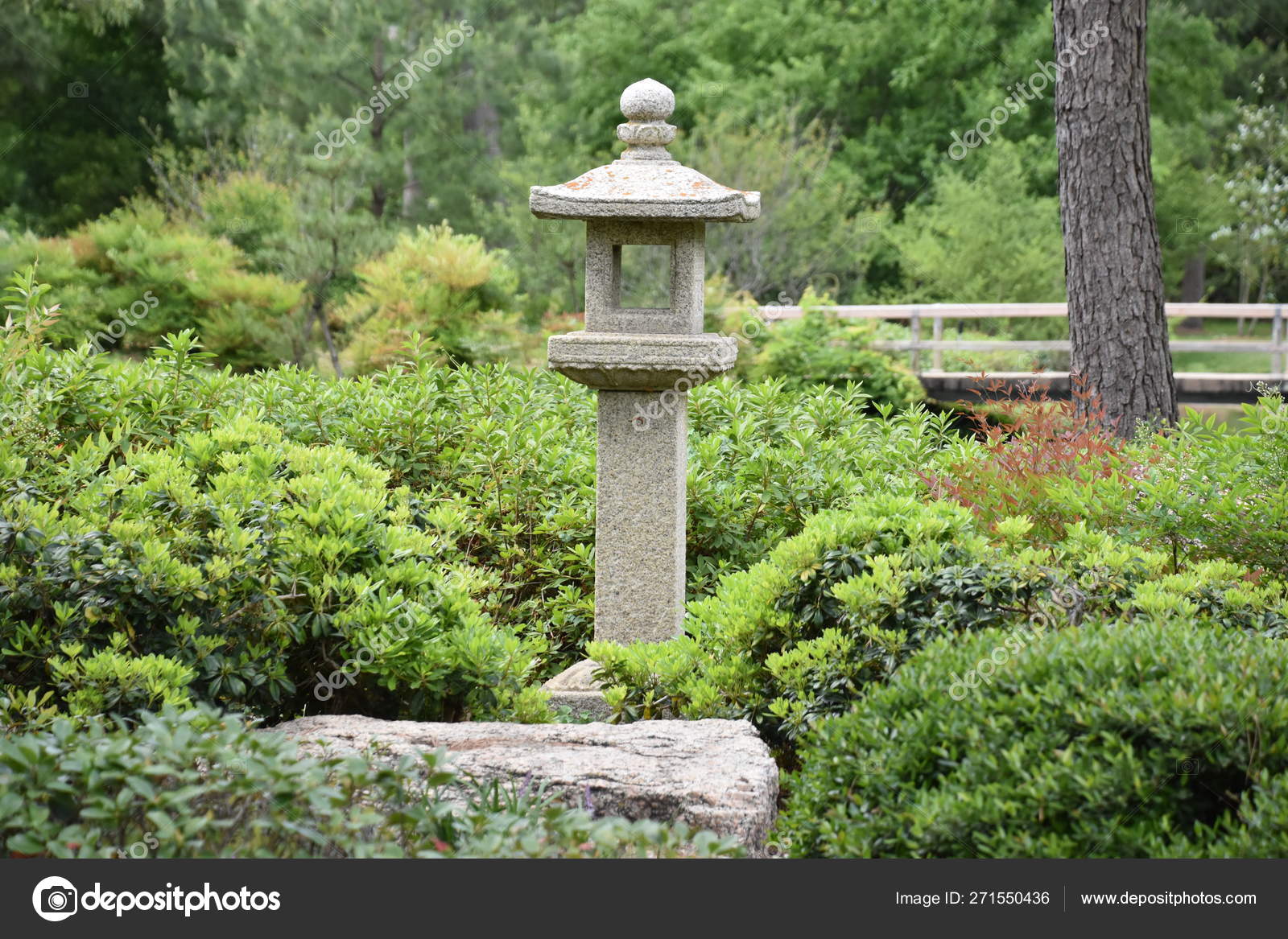 Japanese Garden Hermann Park Houston Texas Stock Photo