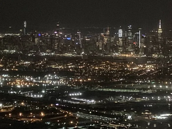 Nova Iorque Apr Vista Aérea Cidade Nova York Como Visto — Fotografia de Stock