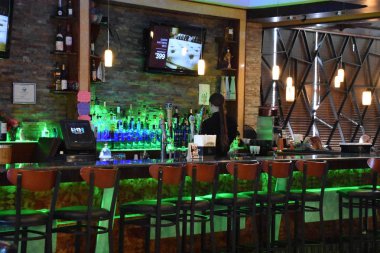 Syracuse, New York 'taki Destiny USA alışveriş ve eğlence kompleksindeki Koto Biftek Evi, 11 Mayıs 2019' da görüldü. New York 'taki en büyük alışveriş merkezidir..
