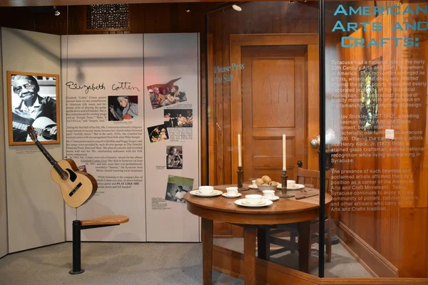 Syracuse, New York 'taki Erie Kanal Müzesi, 12 Mayıs 2019.  