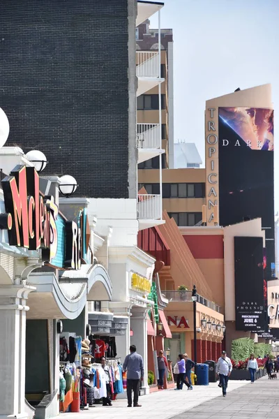 Atlantic City Mayo Atlantic City Boardwalk New Jersey Visto Mayo — Foto de Stock