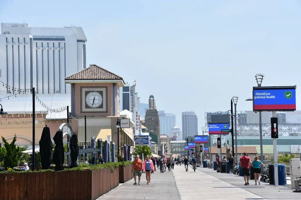 Atlantic City Mai Atlantic City Boardwalk Dans New Jersey Mai — Photo