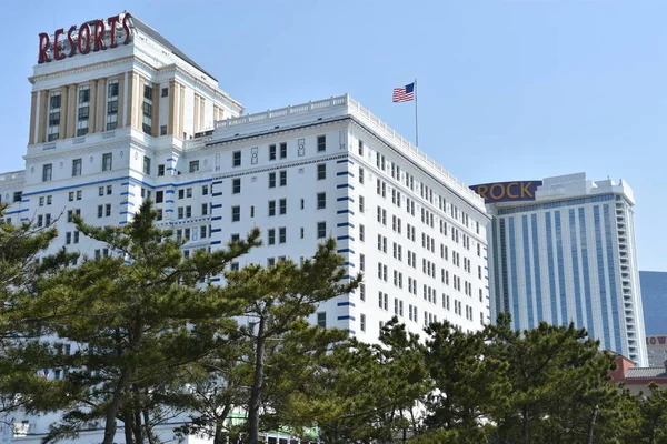 Atlantic City Maggio Resorts Casino Hotel Presso Atlantic City Boardwalk — Foto Stock
