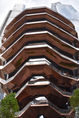 New York, Ny Mayıs 26: Manhattan Hudson Yard'da Gemi, New York, Nisan'da görüldüğü gibi 14, 2019.