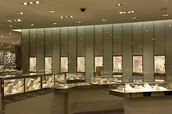 New York May Jewelry Neiman Marcus Shops Restaurants Hudson Yards — Stock Photo, Image