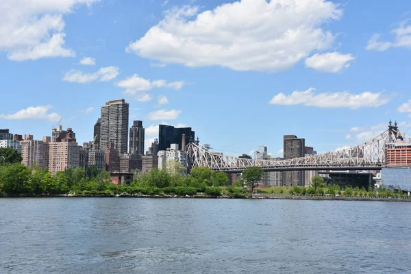 New York May View Queensboro Bridge New York City Gantry — 스톡 사진