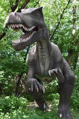 LEONIA, NJ - 27 Mayıs: Leonia, New Jersey 'deki dinozorlar, 27 Mayıs 2019' da görüldüğü gibi.