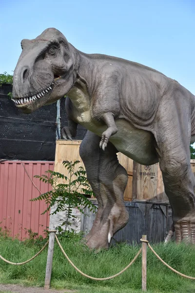 Leonia Mayıs Leonia New Jersey Deki Dinozorlar Mayıs 2019 Görüldüğü — Stok fotoğraf