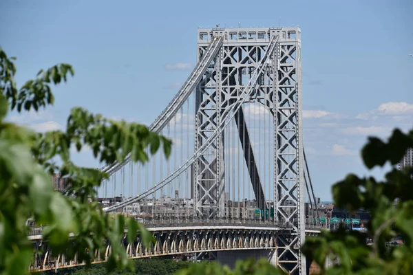 George Washington Bridge Nova York Nova Jersey — Fotografia de Stock