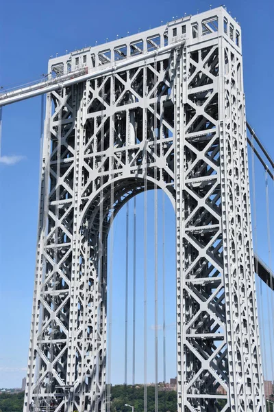 George Washington Bridge Nueva York Nueva Jersey — Foto de Stock